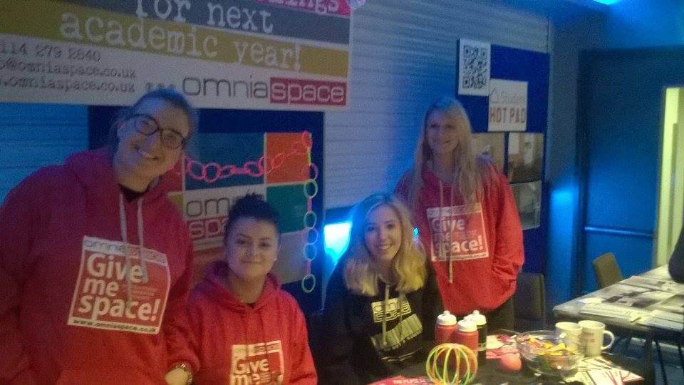 Omnia's Sheffield University student accommodation team at the Housing Fair